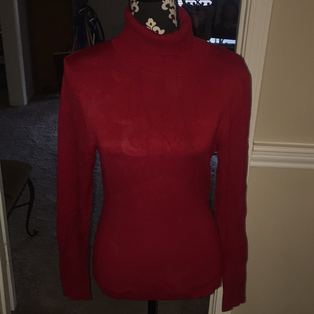 Red Turtleneck